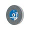 Pferd Unitized Wheel, 2Sf, 6"x1"x1", 6 in Dia, 1 in W, 1 in Arbor Hole 48420 - alternate 1